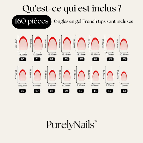 PurelyNails® Kit Pastel Rouge - Amande